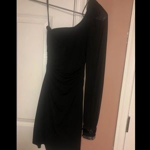 Black cocktail dress